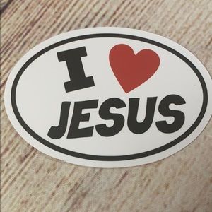 Religious sticker matte finish brand new.